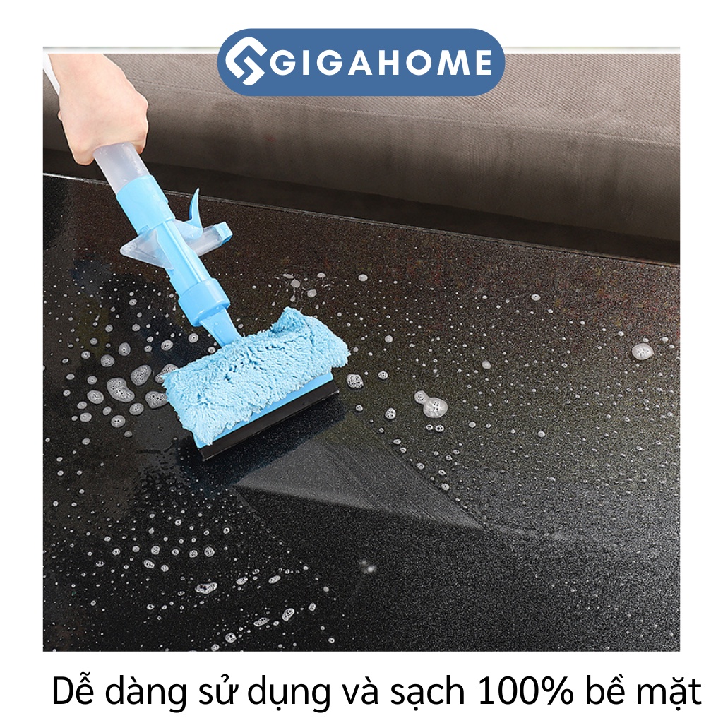 Cây Lau Kính Cầm Tay Kèm Bình Xịt Tiện Lợi GIGAHOME 5877