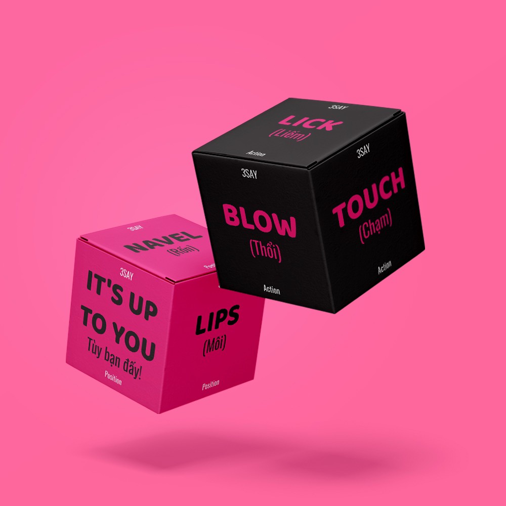 Bộ 2 xúc xắc dạo đầu LOVE TOUCH cho các cặp đôi đang yêu nhau