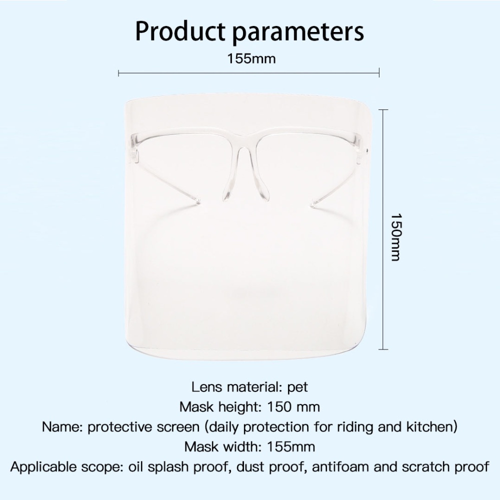 Kính Bảo Hộ Siêu Cứng Nắp Gập Chống Sương Mù Nâng Cơ Mặt Hd Trong Suốt | BigBuy360 - bigbuy360.vn
