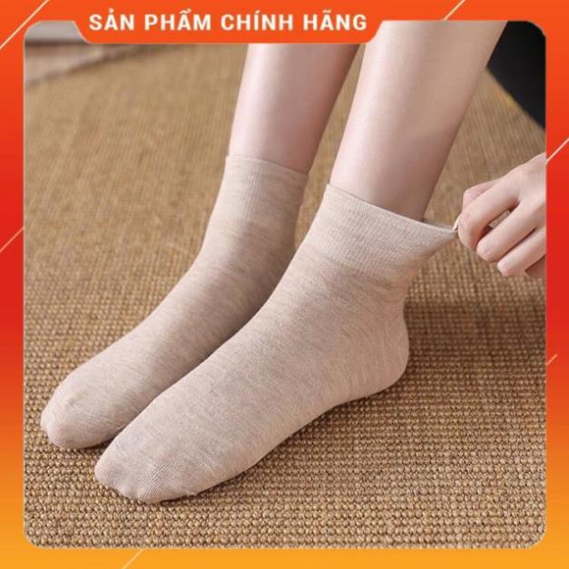 Sét 10 Đôi Tất Nữ Muối Tiêu Phong Cách VinTaGe