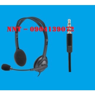 Tai nghe Logitech H111 (1 jack cắm) - Hàng chính hãng cao cấp chung dùng cho laptop