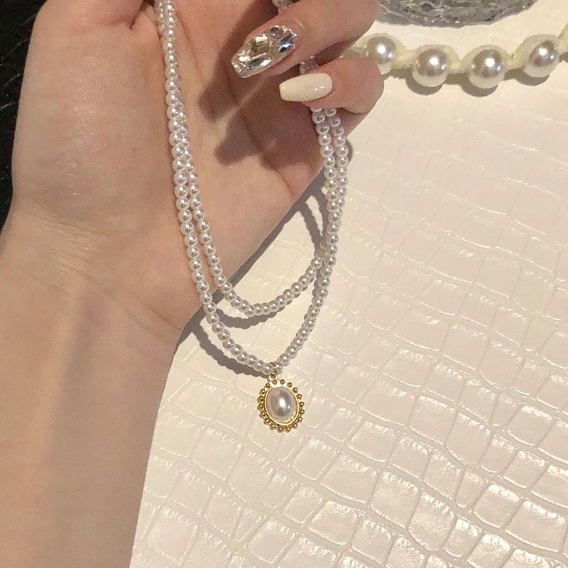 Vòng Cổ Nhiều Mẫu Tùy Chọn Đính Hạt Ngọc Trai Giả Dễ Thương