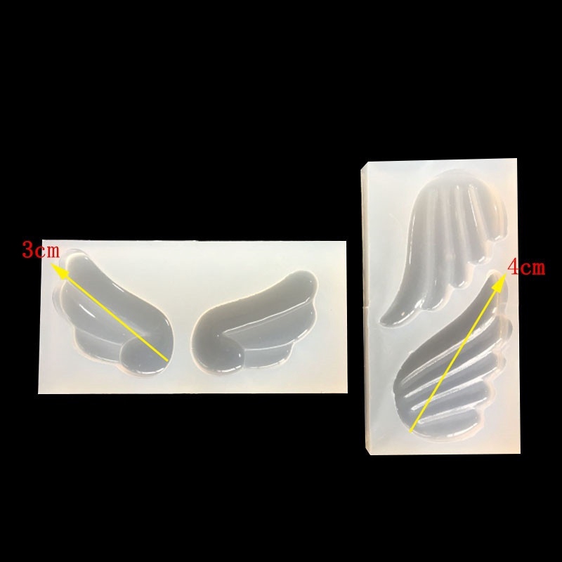 1 Khuôn Silicon Hình Đôi Cánh 3D Làm Ốp Điện Thoại Diy