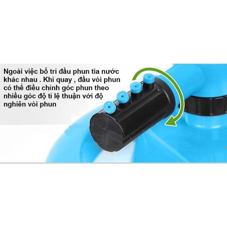 Vòi Phun Nước Tưới Cây Xoay 360 Độ Tự Động Bằng Nhựa Thân Thiện Với Môi Trường, An Toàn Bền Dể Sử Dụng