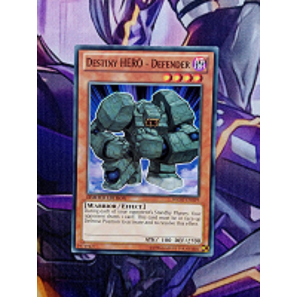 Thẻ Bài Yugioh Mint90 Monster Destiny Hero - Defender - Common/Rare