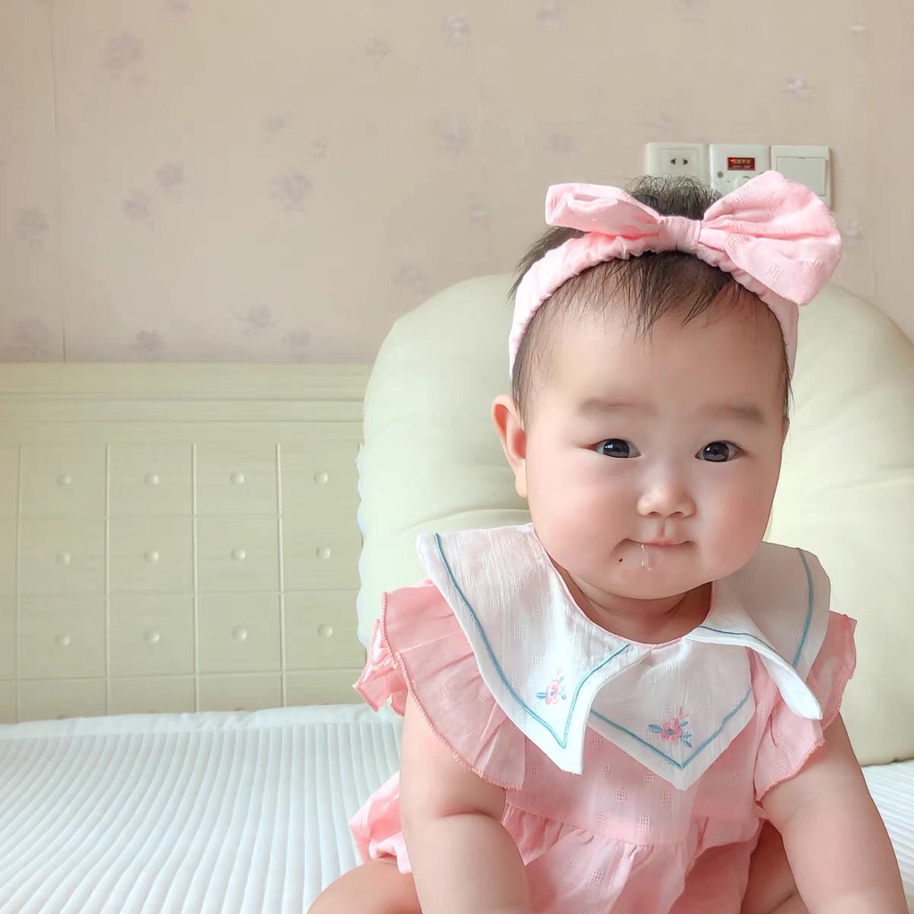 QA 26 : Bộ body kèm băng đô cho bé cực xinh [ Hàng có sẵn ]
