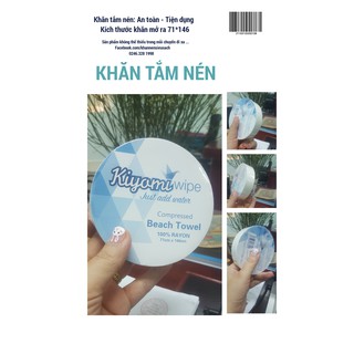 KHĂN TẮM NÉN KIYOMI NHẬT