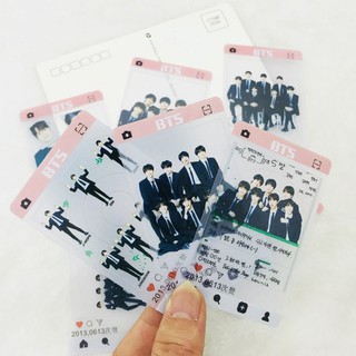 Set card trong instagram BTS festa, Answer