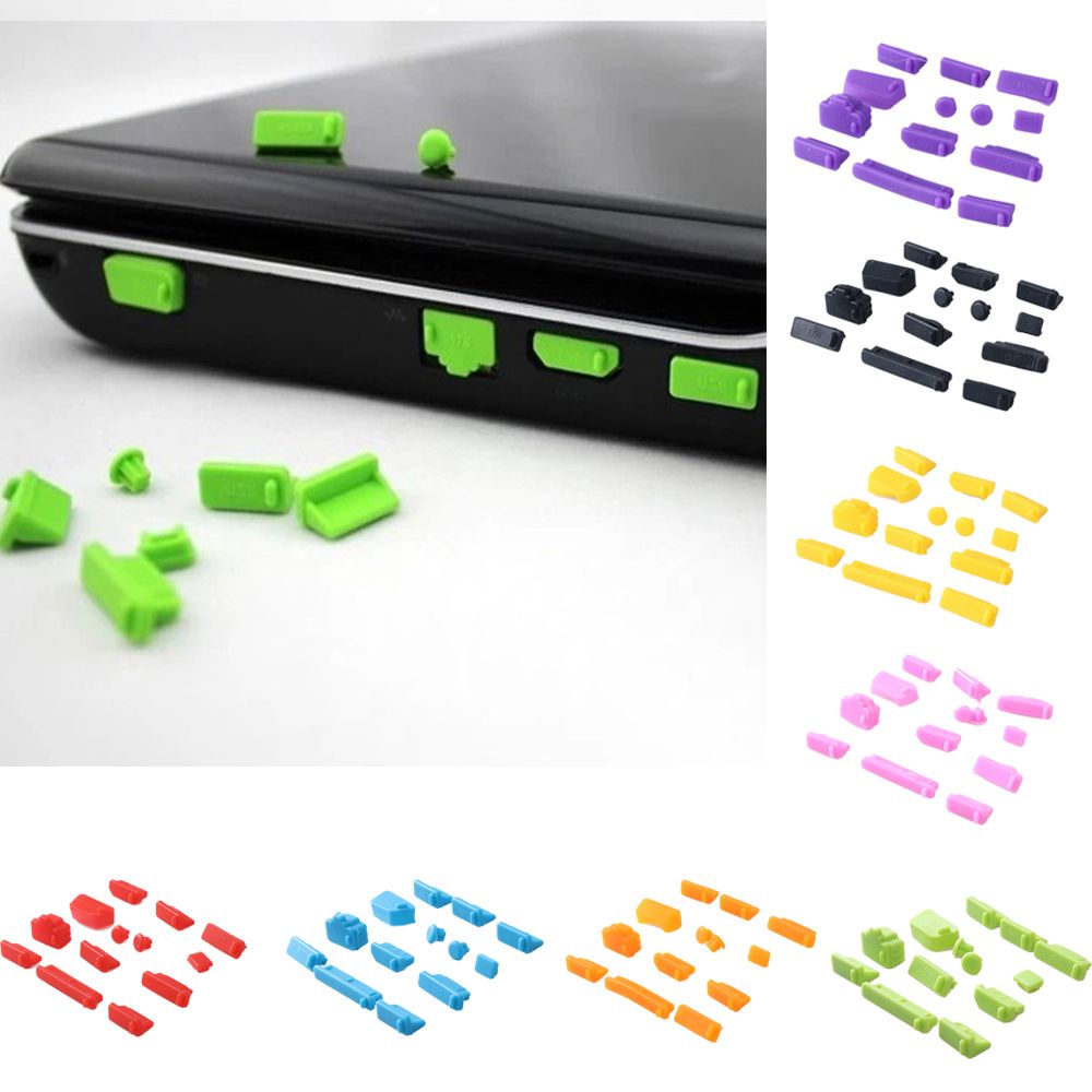 13/ 16 Nút silicon chống bụi cổng HDMI RJ45 giao diện USB Type-C cho laptop