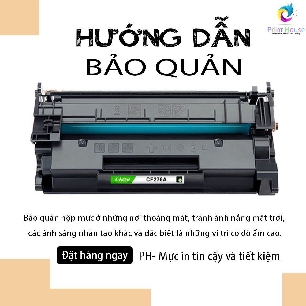 Hộp mực Cartridge 76A  KHÔNG CHIP dùng cho máy in HP LaserJet Pro M404/M428 Dung lượng 3000 trang A4