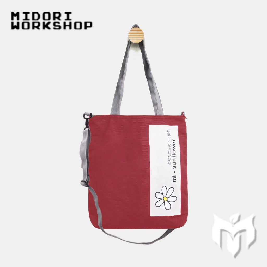 Shop chọn mẫu ngẫu nhiên Túi đeo chéo và tote 2 trong 1 cao cấp Local Brand Mi Midori