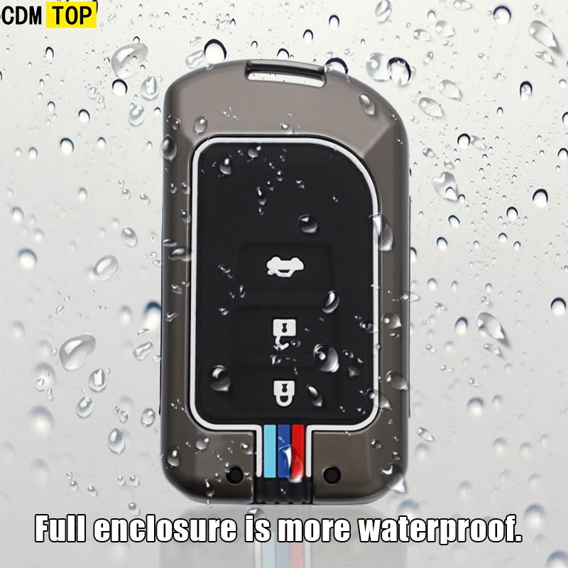 Ốp Bọc Chìa Khóa Bằng Kẽm Cho Toyota Vios 2014-2018 / Vios 2019-2020