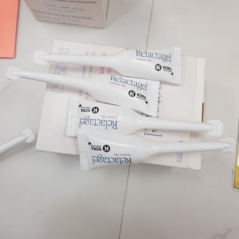 Gel acid lactid đặt âm đao Relactagel- Hộp 7 tube