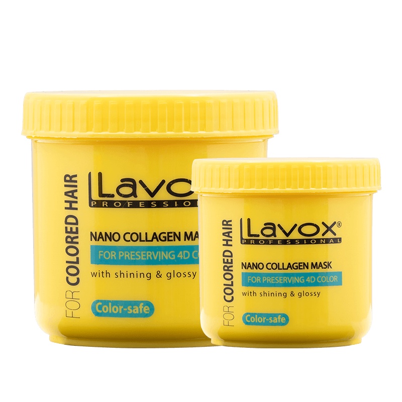 Mặt Nạ Phủ Bóng Tóc Lavox Nano Collagen Giữ Màu 4D Và Giữ Tóc Mềm Mượt 500ML ( HÀNG CHÍNH HÃNG )