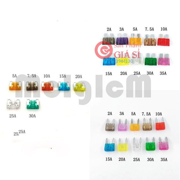 Bộ 20 Cầu Chì Ô Tô 5A-30A ❤️freeship❤️