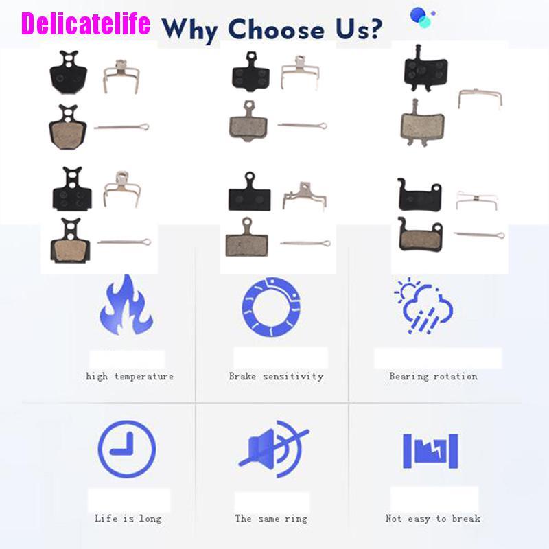 Má phanh xe đạp bằng kim loại chuyên dụng cho zoom avidula shimano hayes