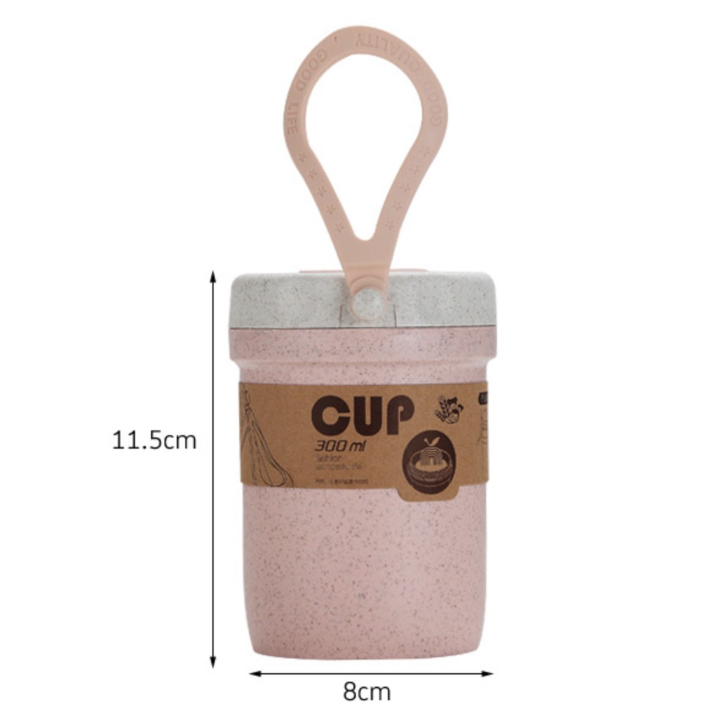 Cốc đựng súp - canh - cháo lúa mạch cầm tay có tay xách | BigBuy360 - bigbuy360.vn