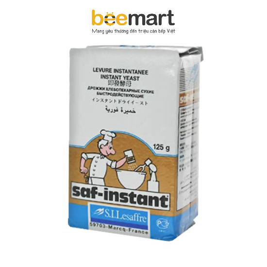 Men khô bánh ngọt Instant Saf vàng 125g