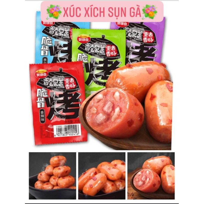  XÚC XÍCH SỤN GÀ ❤FREESHIP❤ XÚC XÍCH SỤN GÀ TẨM VỊ ĂN LIỀN