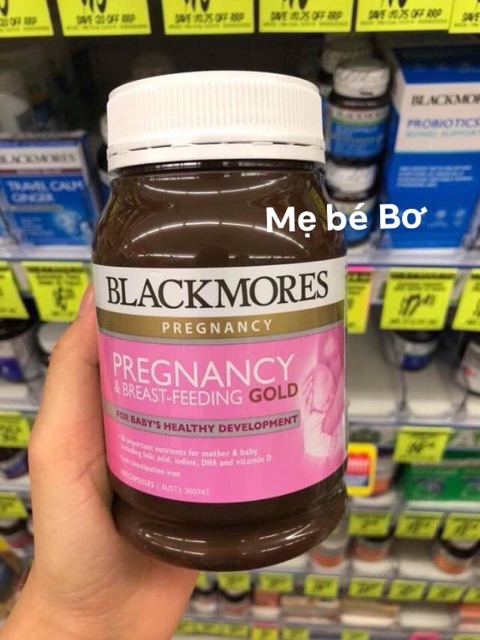 Vitamin cho bà bầu Blackmores Úc 180 viên