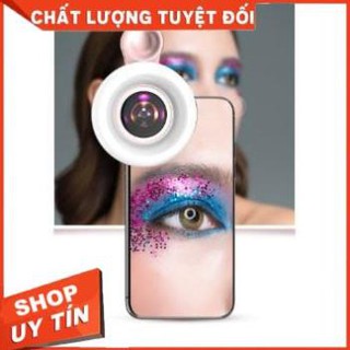 Đèn led chụp ảnh mi -phóng to - cận cảnh - sắc nét từng chân mi - hàng loại 1 kẹp điện thoại