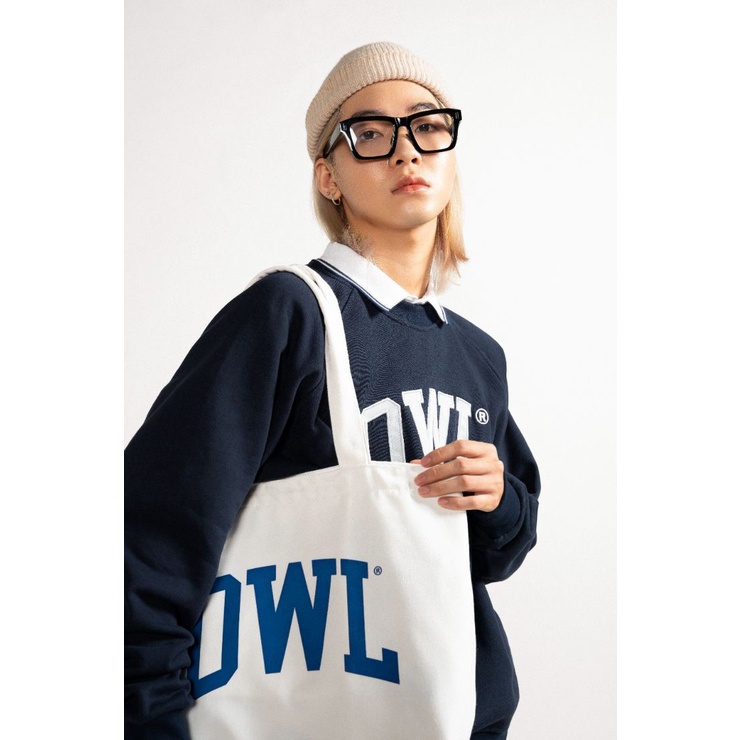 OWL BRAND® CANVAS TOTE BAG - Túi đeo vai Vải canvas - OWL231121