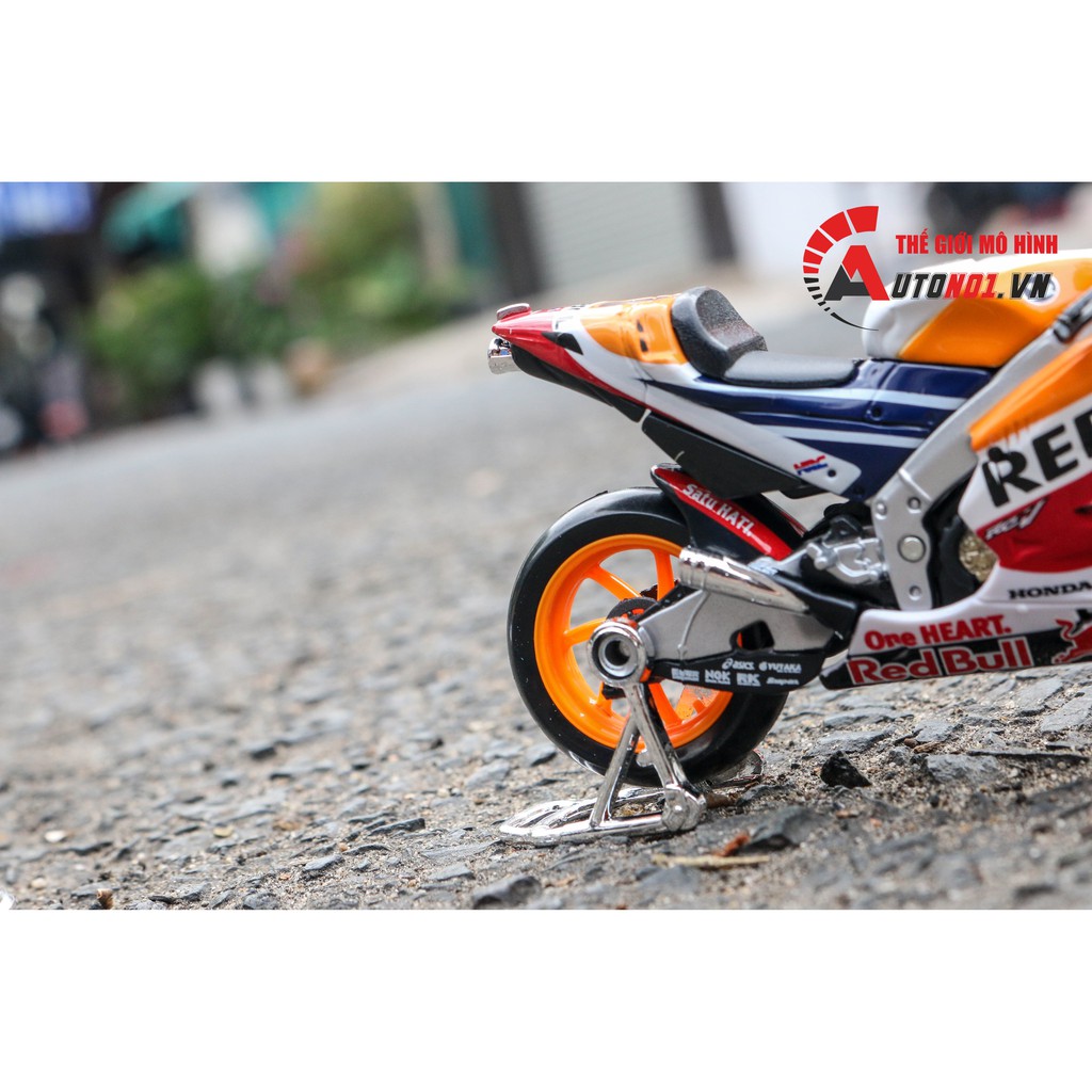 MÔ HÌNH XE MOTO GP HONDA RC213V REPSOL 2018 MARC MARQUEZ NO.93 1:18 MAISTO 5815