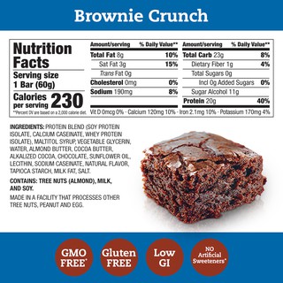 [USA Protein Low GI Bar] Thanh bánh Protein THINK!