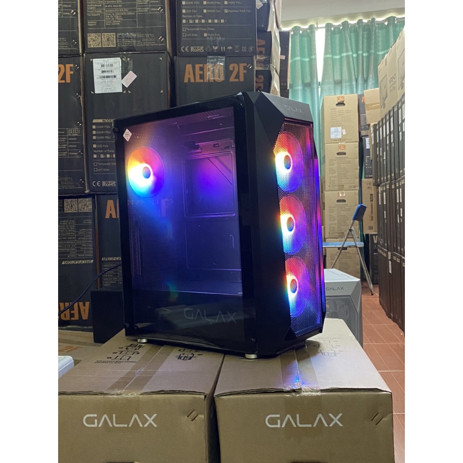 Vỏ case máy tính GALAXY -Mid -Tower revolution case pc