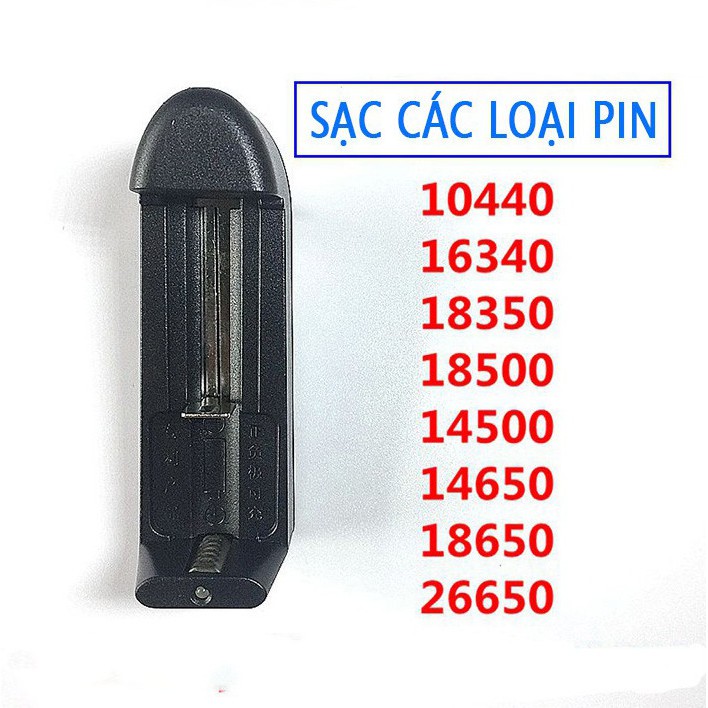 Sạc Pin Lithium 3.7V Sạc Rời , Sạc Pin Đèn Chiếu Sáng .