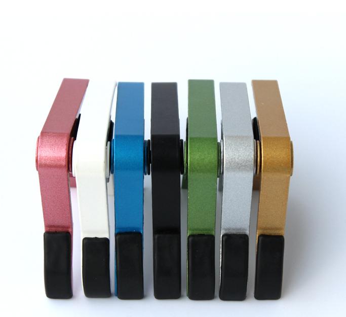 Capo đàn guitar một tay màu đen/xanh dương/đỏ/vàng/bạc)