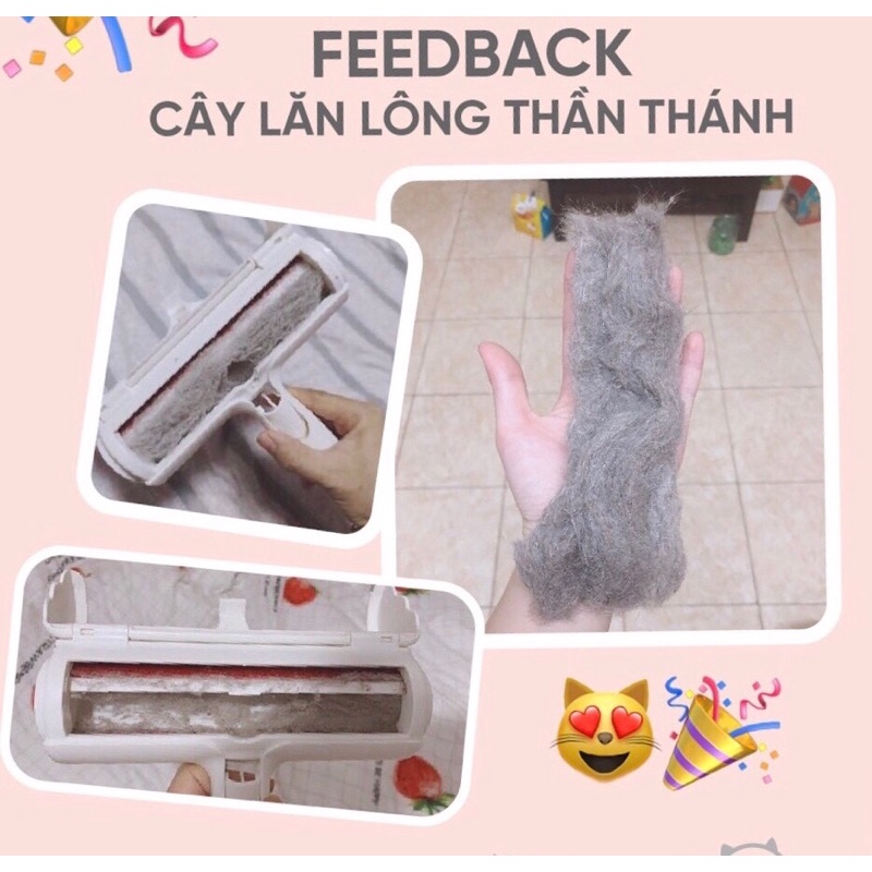 Cây Lăn Lông Tĩnh Điện Cao Cấp Chó Mèo