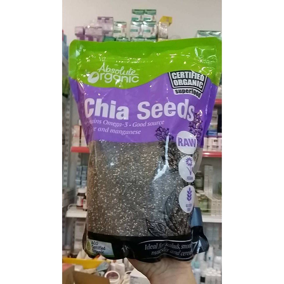 Hạt Chia Organic Australia túi 1kg