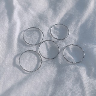 Nhẫn Trơn Nhám Kiểu Dáng Đơn Giản