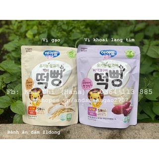 BÁNH GẠO ĂN DẶM HỮU CƠ ILDONG CHO BÉ