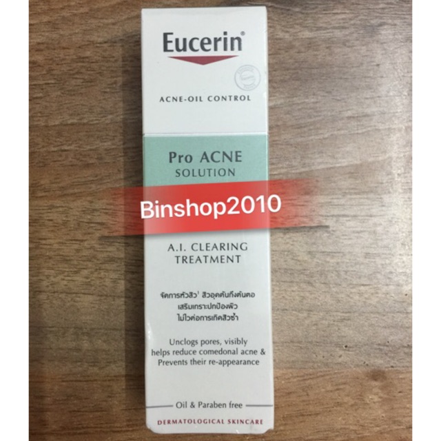 Eucerin Pro acne solution AI Clearing Treatment - tinh chất dành cho da mụn