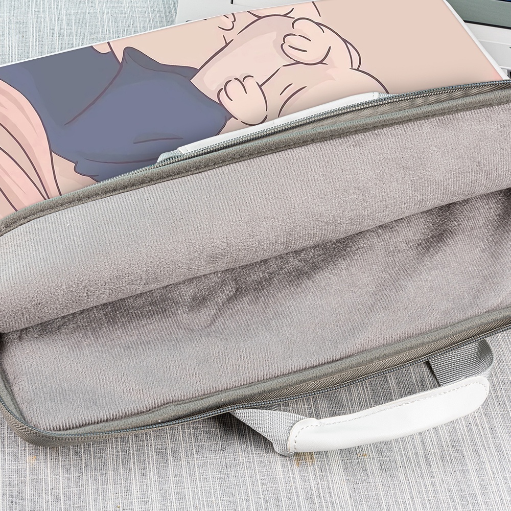 Dễ Thương Túi Đựng Laptop 14 / 15 / 17 Inch Có Dây Đeo Vai Tùy Chỉnh Tiện Dụng Cho Bé Gái