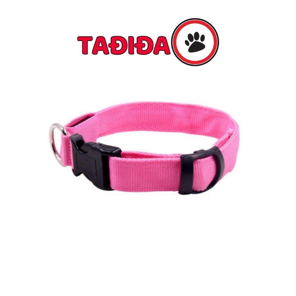Vòng cổ cho Chó có đèn Led nhiều màu sắc , Dây cổ Chó chất lượng cao - Tadida Pet