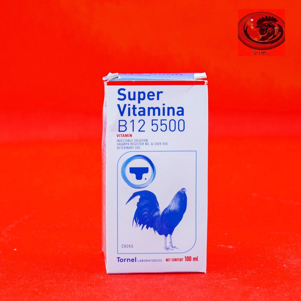 Super Vitamina B12 5500 100ml - Thuốc nuôi cho gà đá - Thuốc gà đá A Long