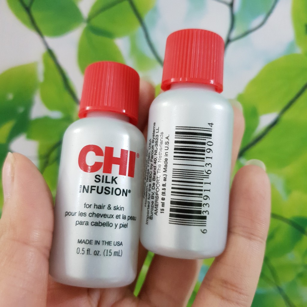 Tinh dầu dưỡng tóc CHI SILK INFUSION nhỏ 15ml