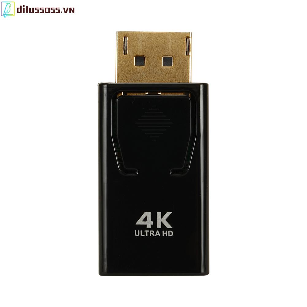 Bộ chuyển đổi Dilussoss DP sang HDMI cho PC TV Displayport 4K