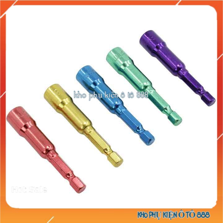 Bộ 5 Tay Tháo Bulong Ốc Vít Lục Giác Gắn Máy Bắn Vít