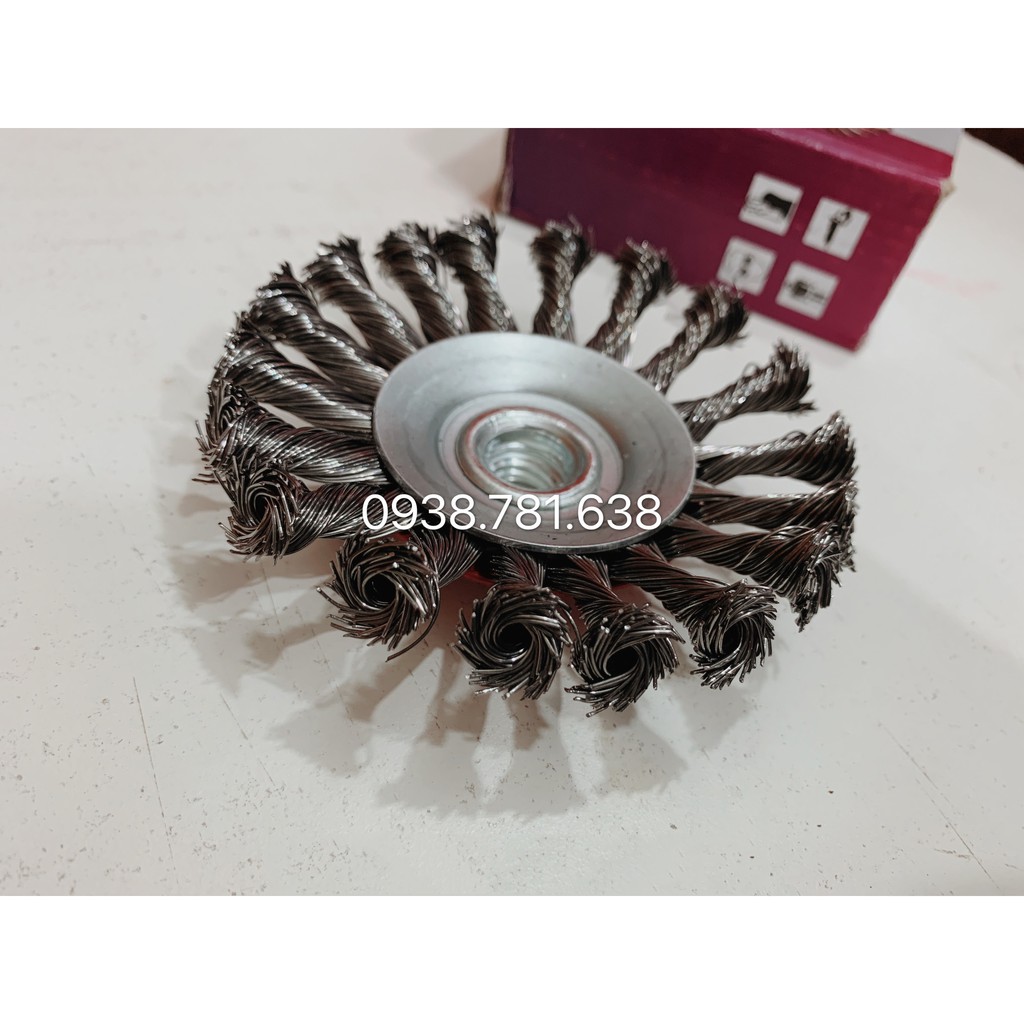 Dĩa Cước Xoắn Thép Chà Gỉ 100M10