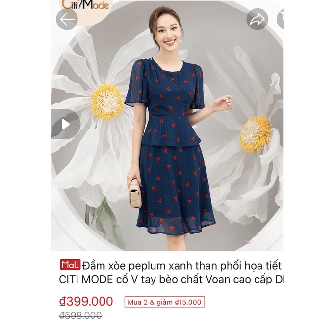 Đầm peplum CITI MODE DH3612