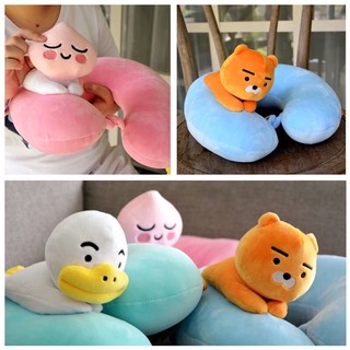 Gấu bông đào rian gối cổ miniso chính hãng