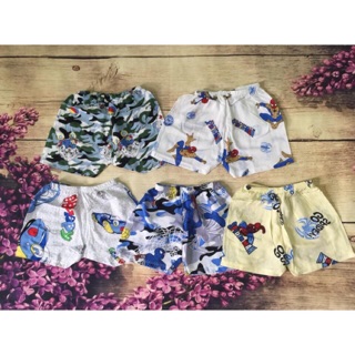 Set 10 quần đùi lanh cho bé trai từ 3-12kg