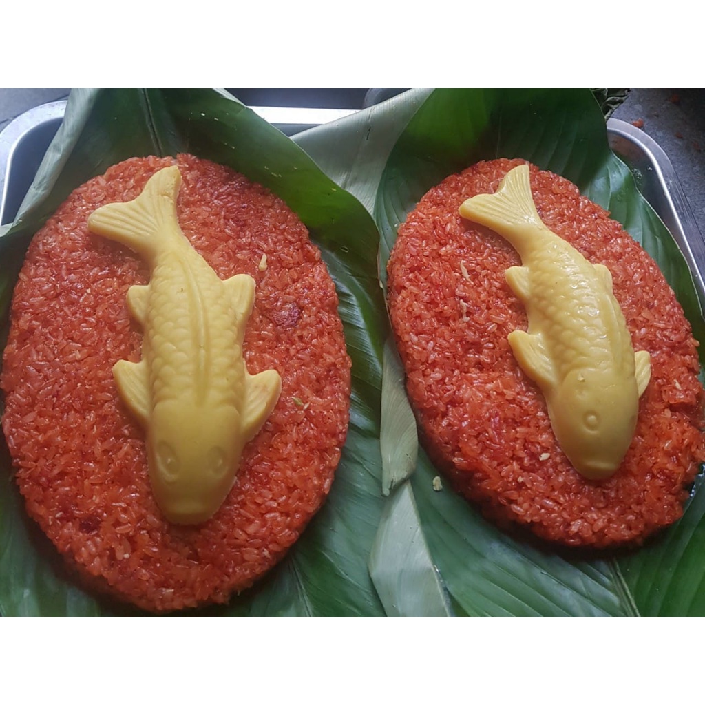Khuôn cá chép, thỏi vàng, phúc lộc thọ quả đào khuôn nhựa làm thạch rau câu in xôi bánh trôi bánh xu xê hấp