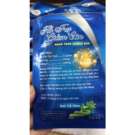 viên thải mỡ girl (tặng kèm)