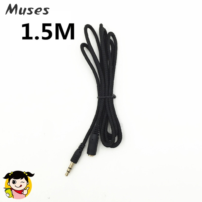 Muse07 Cáp chuyển đổi âm thanh jack cắm 3.5mm dài 1.5m/2m/3m tiện dụng cho điện thoại
