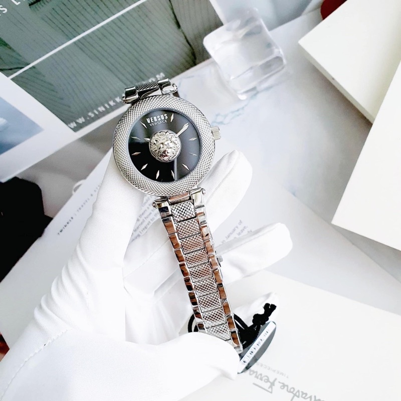 Đồng hồ nữ Versus dây thép không gỉ, kích thước 39mm